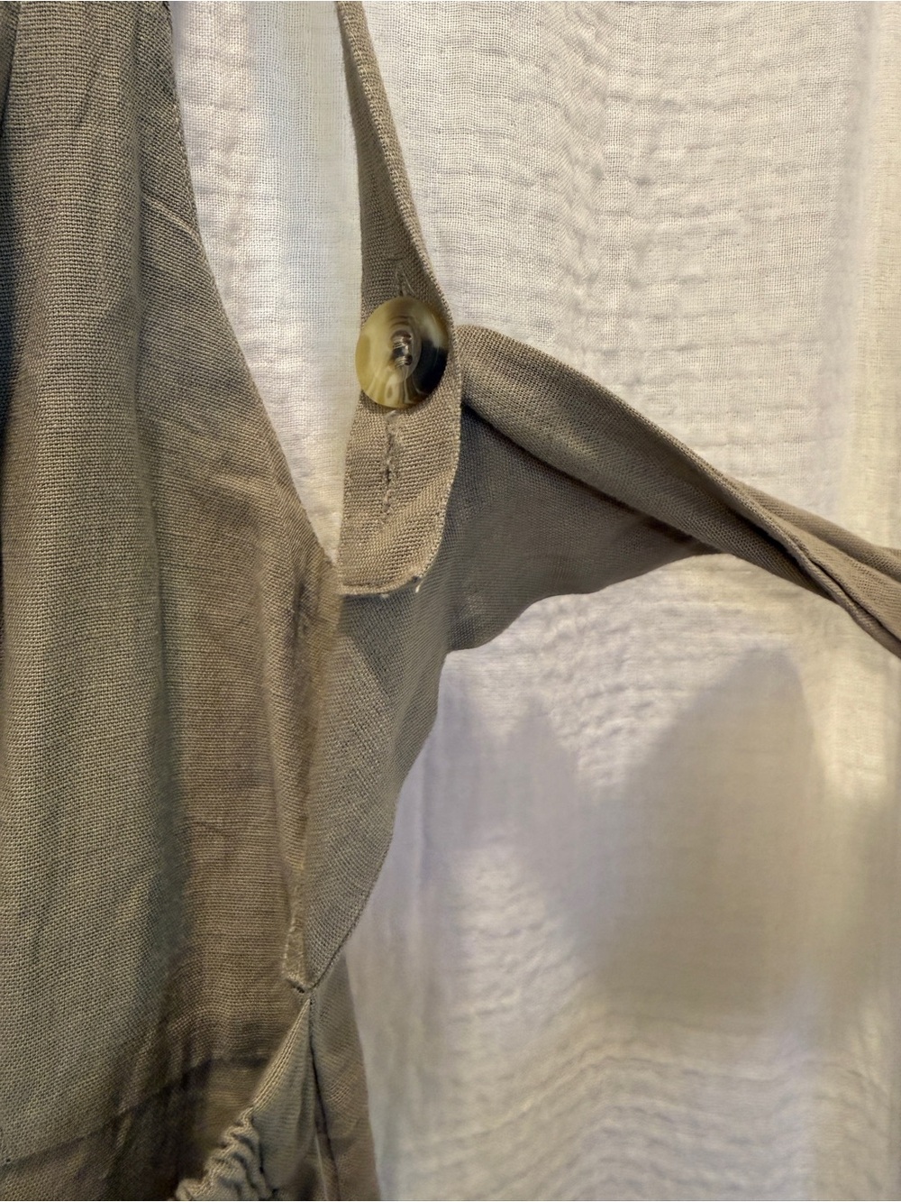 Japna 100% Linen Midi Dress Tie Back NWT - Picture 7 of 8
